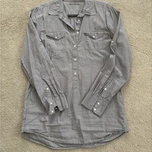 J. Crew Gray Casual Button Down Shirt